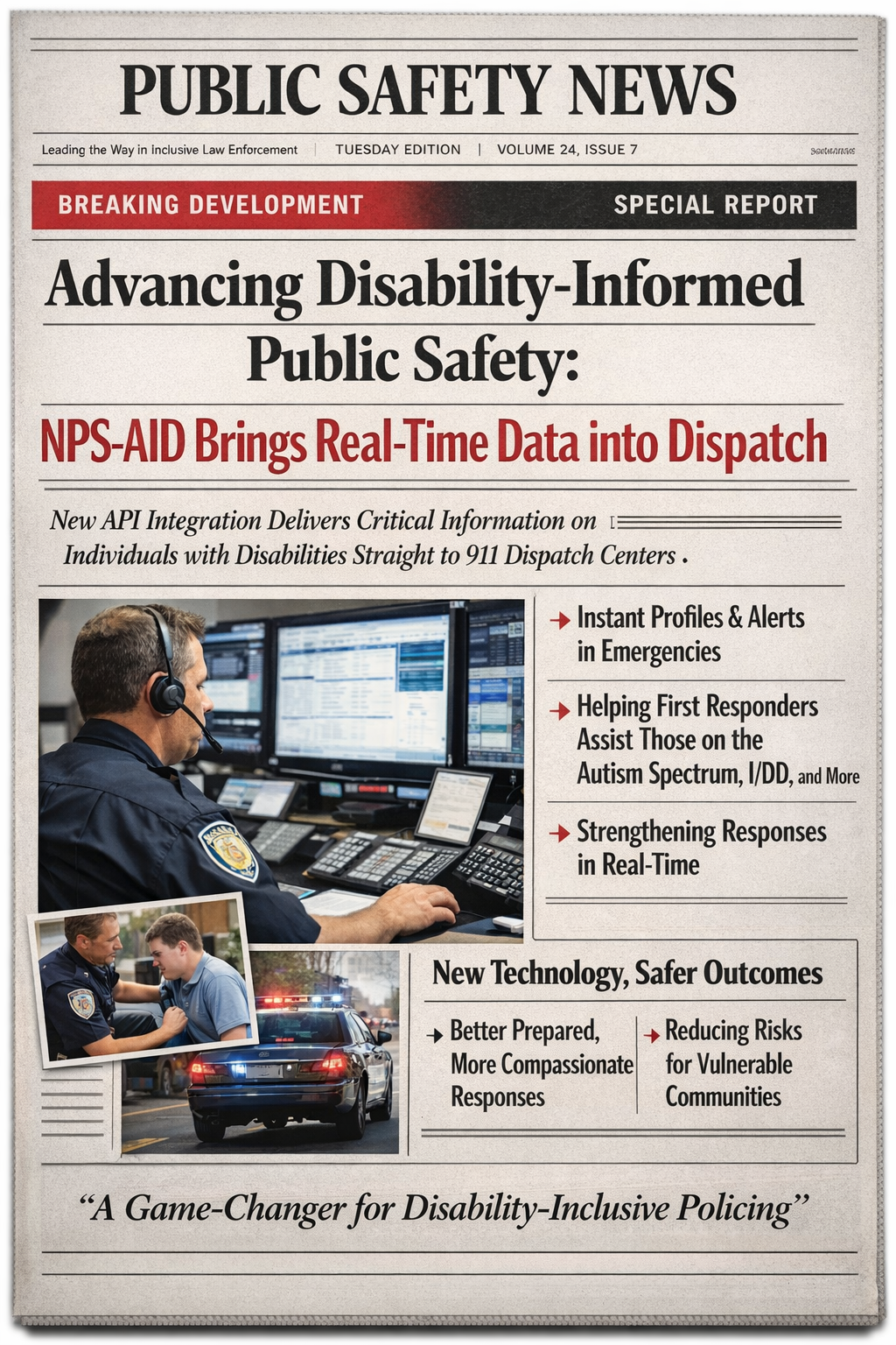 Advancing disability-informed public safety